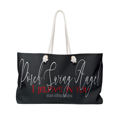 Porch Swing Angel E.L. Weekender Bag