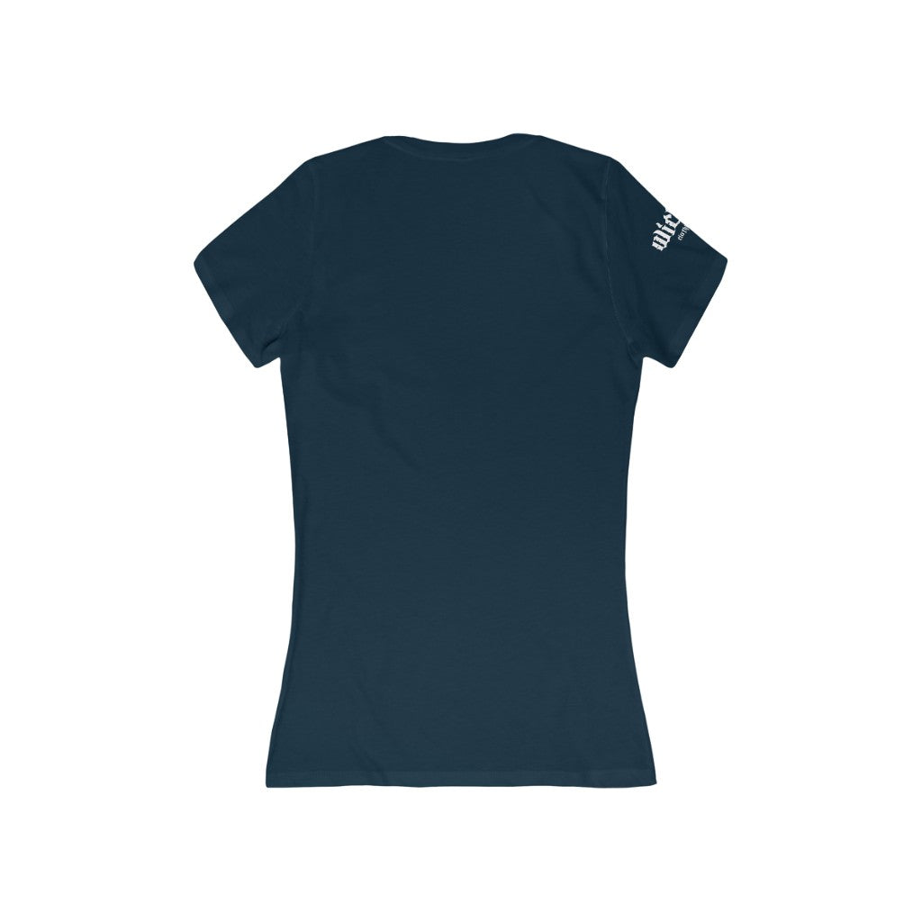 Rock and Roll /Women's  Short Sleeve Deep V-Neck Tee Shirt