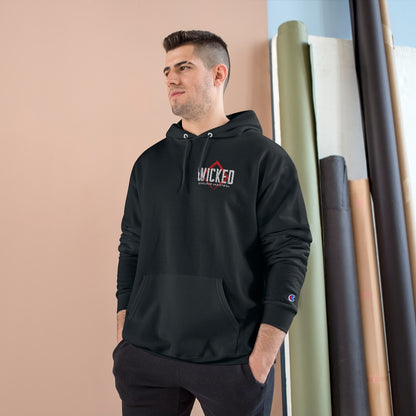 Punk Rock Tiger  On Back Champion Hoodie