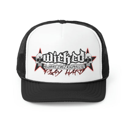 Play Hard Red Trucker Hat