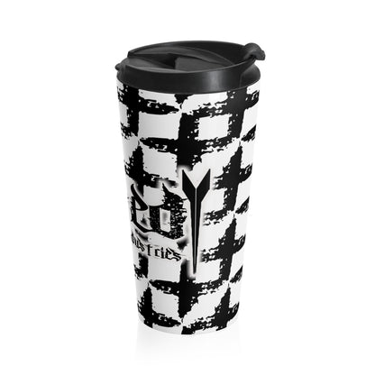 Old School/Stainless Steel Travel Mug