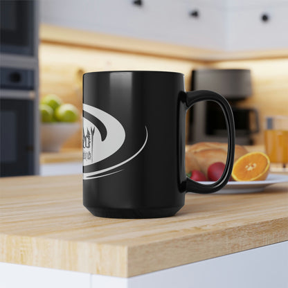 Hurricane White /Black Mug, 15oz