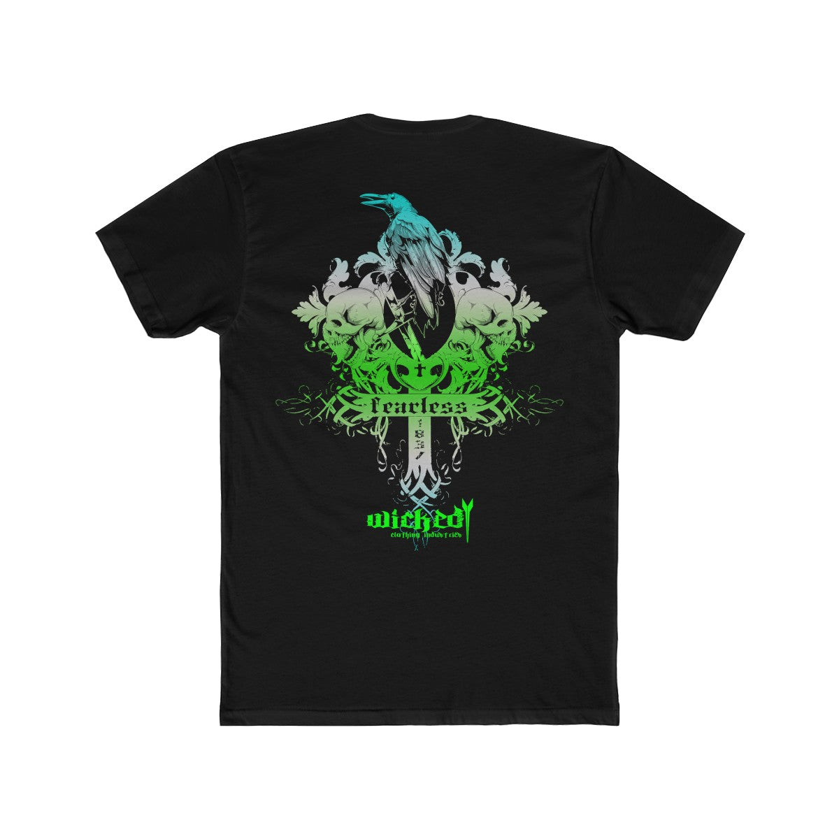 1837 Fearless 3/Green/Gray/Light Blue/T-Shirt