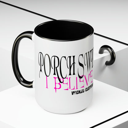 Porch Swing Angel 2 E.L. Pink