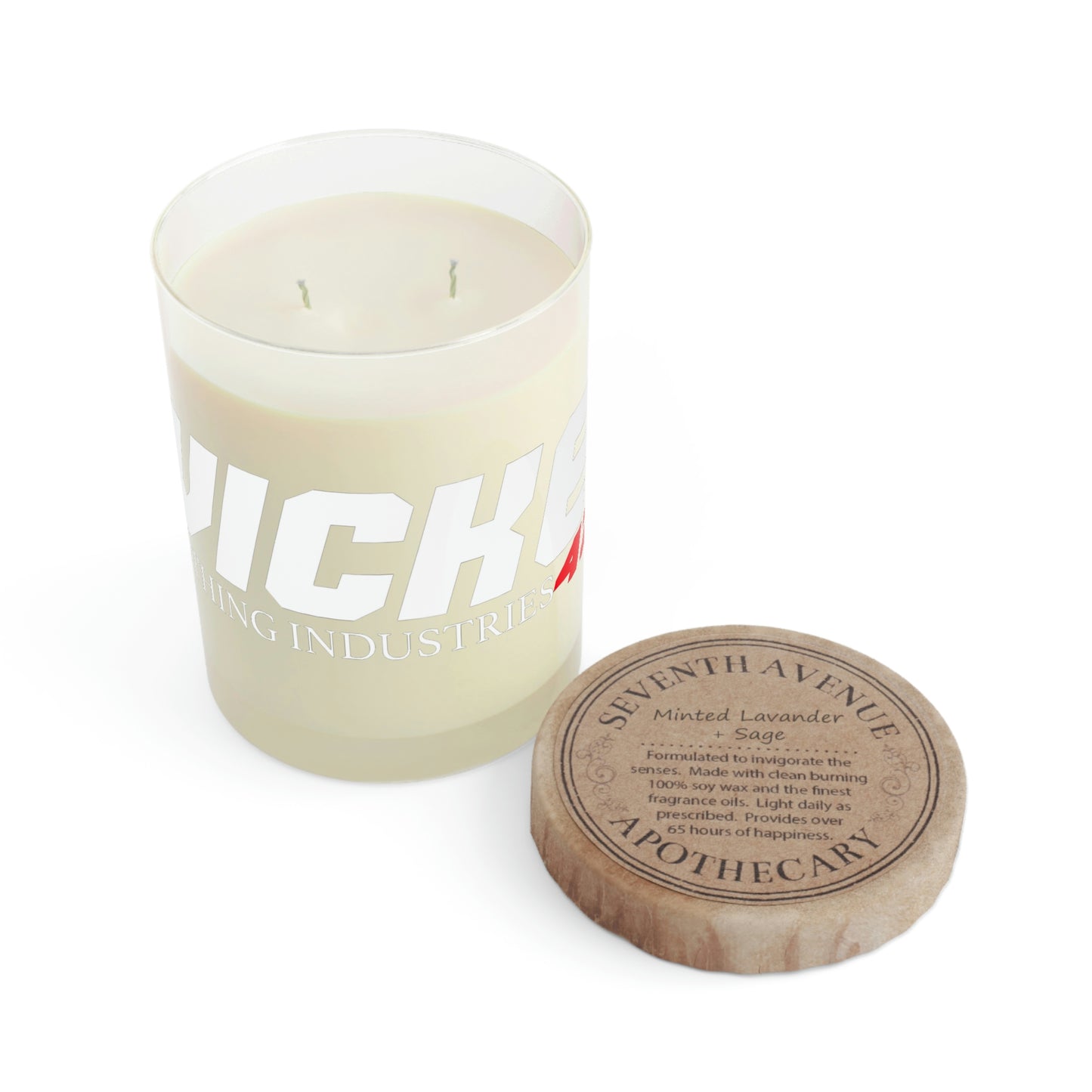 Wicked EL423 Red on Glass /Scented Candle, 11oz