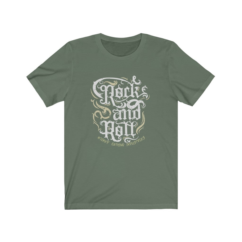 ROCK AND ROLL / Short Sleeve Tee Shirt