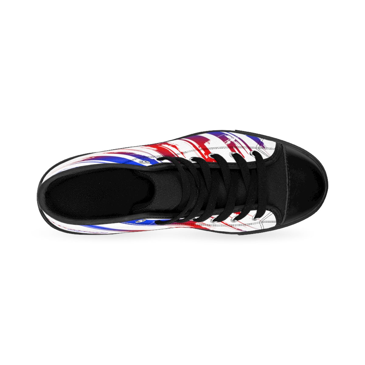 The Edge Of Insanity / Blue & Red / Men's High-top Sneakers
