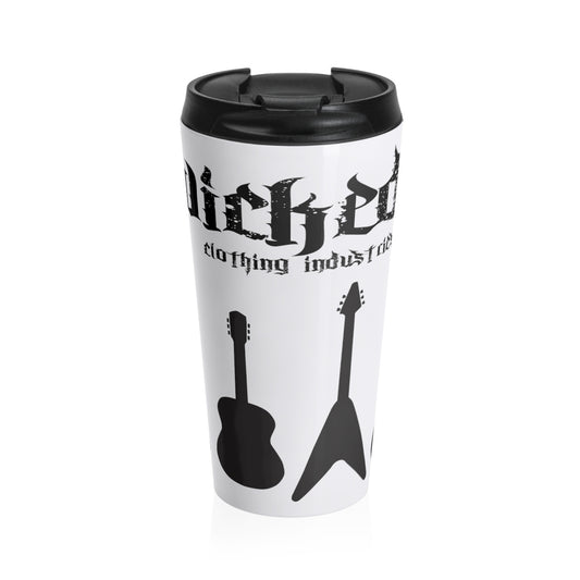 Guitars/ Stainless Steel Travel Mug