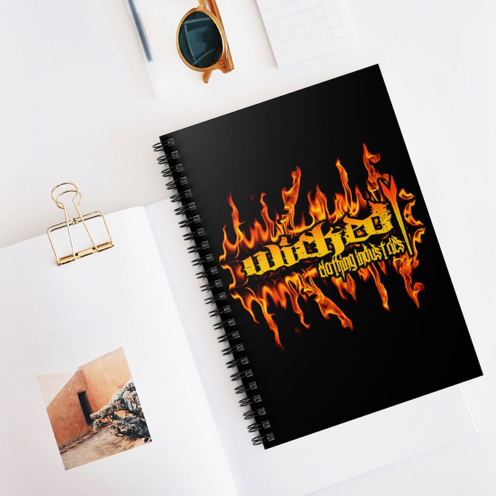 Wicked Flame/ Spiral Notebook - Ruled Line