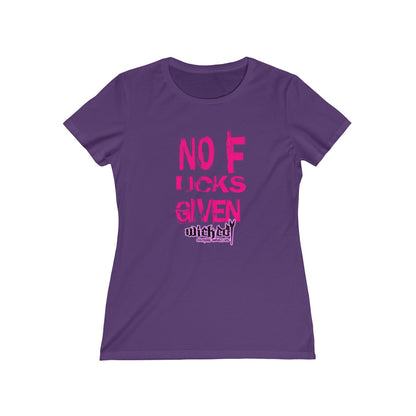 No Fucks Given/ Pink/ Tee Shirt