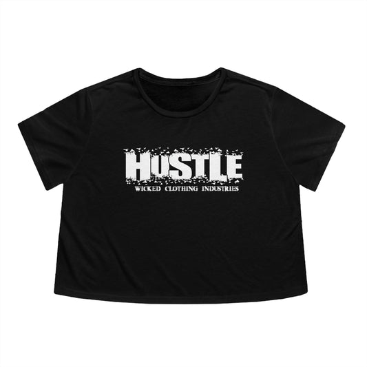 Hustle Women's Flowy Cropped Tee