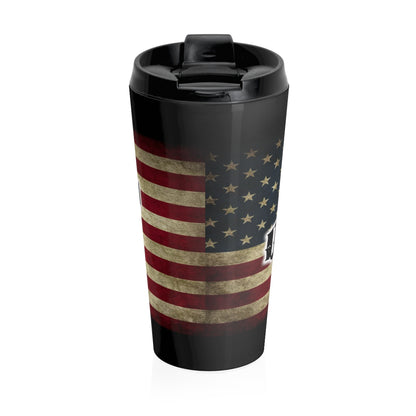 Old School /Flag/Stainless Steel Travel Mug
