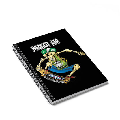 Spiral Notebook - Ruled Line WICKED AIR