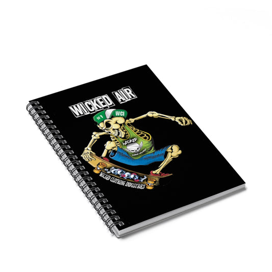 Spiral Notebook - Ruled Line WICKED AIR