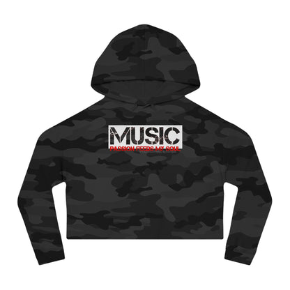 Music Passion Feeds My Soul/ Cropped Hoodie