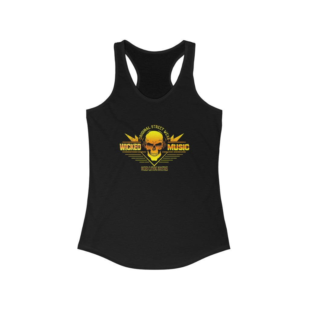 Women's/ Wicked Sunset  Ideal Racerback Tank/ Wicked Music