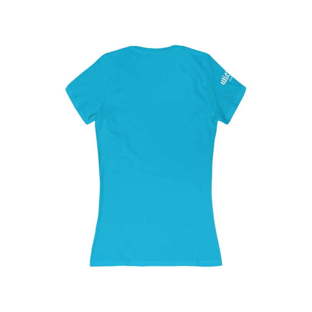 Rock and Roll /Women's  Short Sleeve Deep V-Neck Tee Shirt