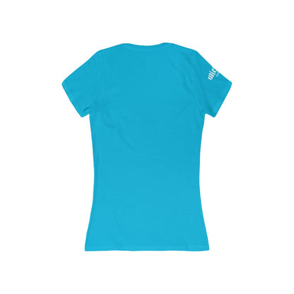 Rock and Roll /Women's  Short Sleeve Deep V-Neck Tee Shirt