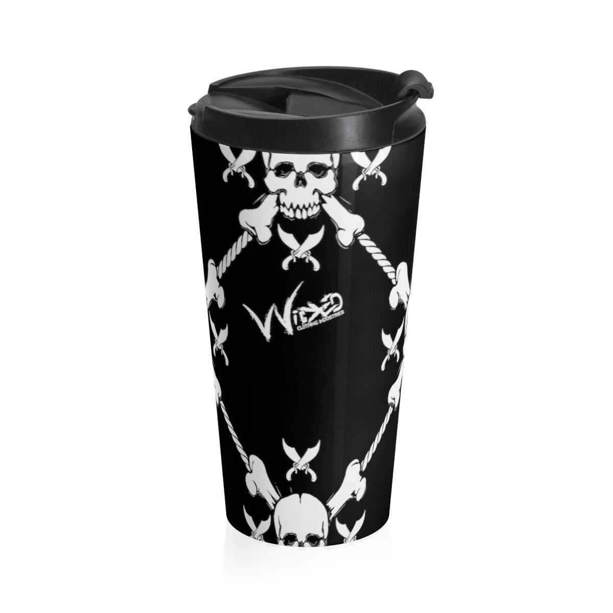 Stainless Steel Travel Mug Wicked Pirate