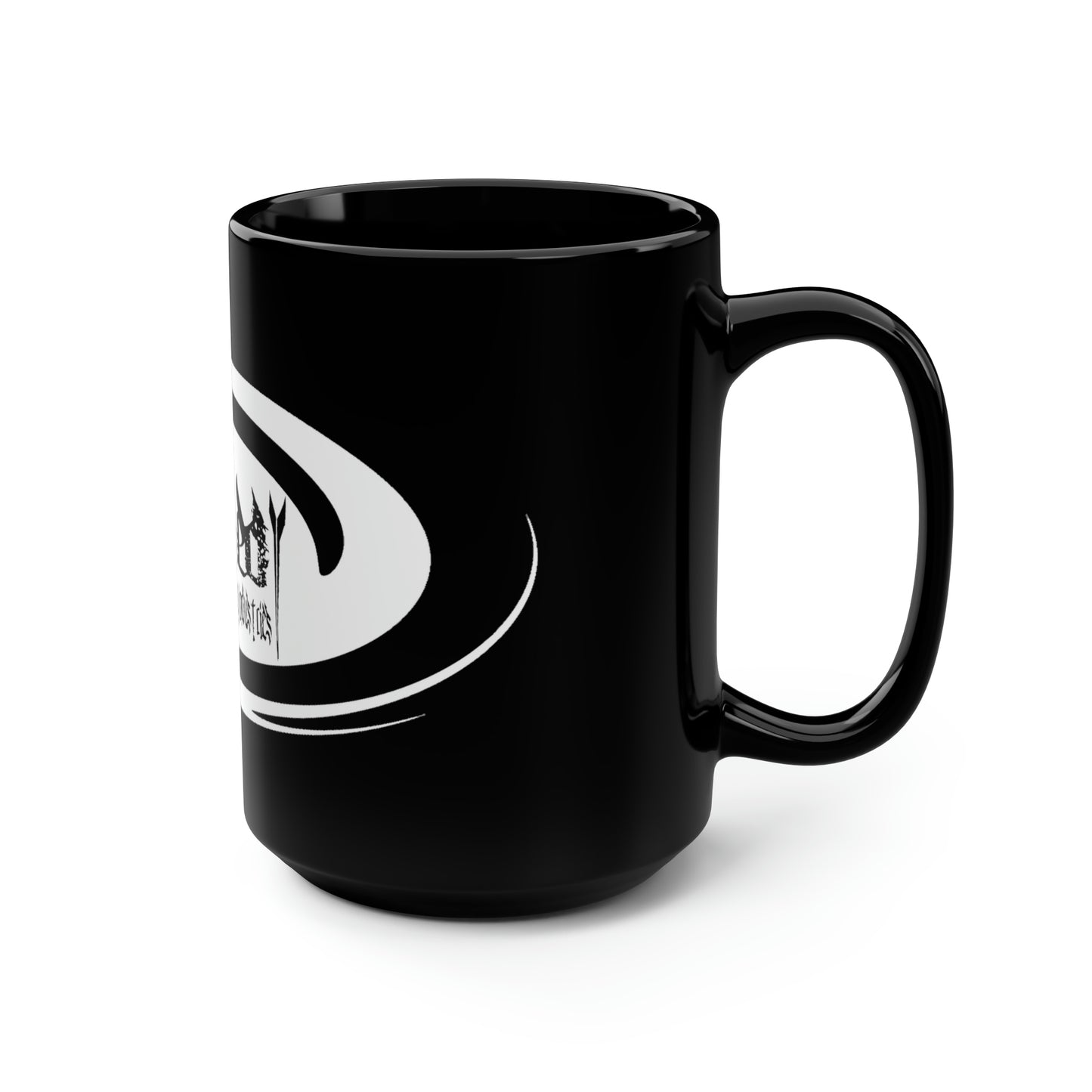 Hurricane White /Black Mug, 15oz