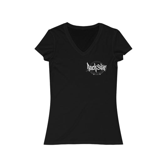 Rockstar/Women's  Short Sleeve V-Neck Tee