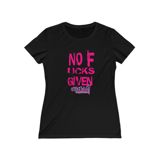 No Fucks Given/ Pink/ Tee Shirt