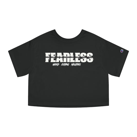 Fearless /White/Crop Top