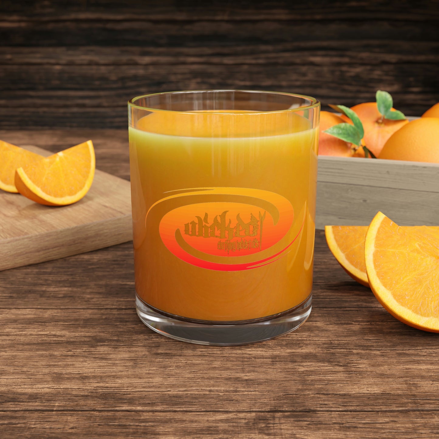 Hurricane Sunset Bar Glass