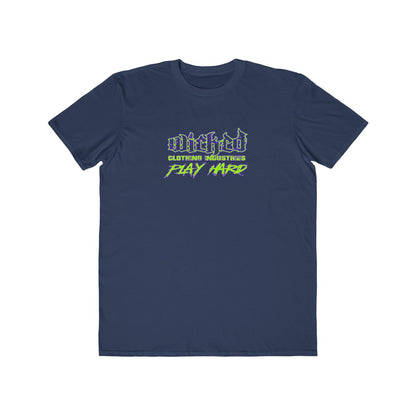Play Hard/Neon Green, Purple/ Tee Shirt