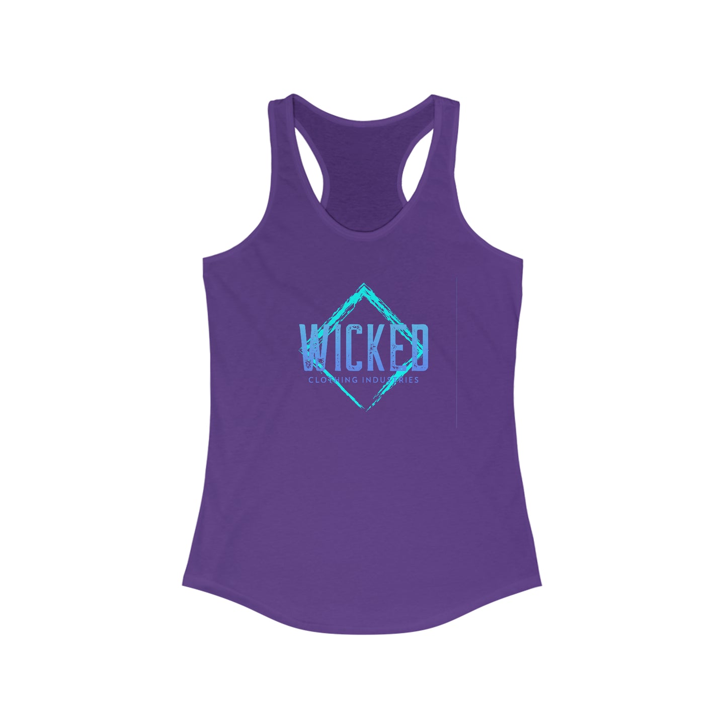 Faded Out Ocean/ Vintage Black /Racerback Tank Top