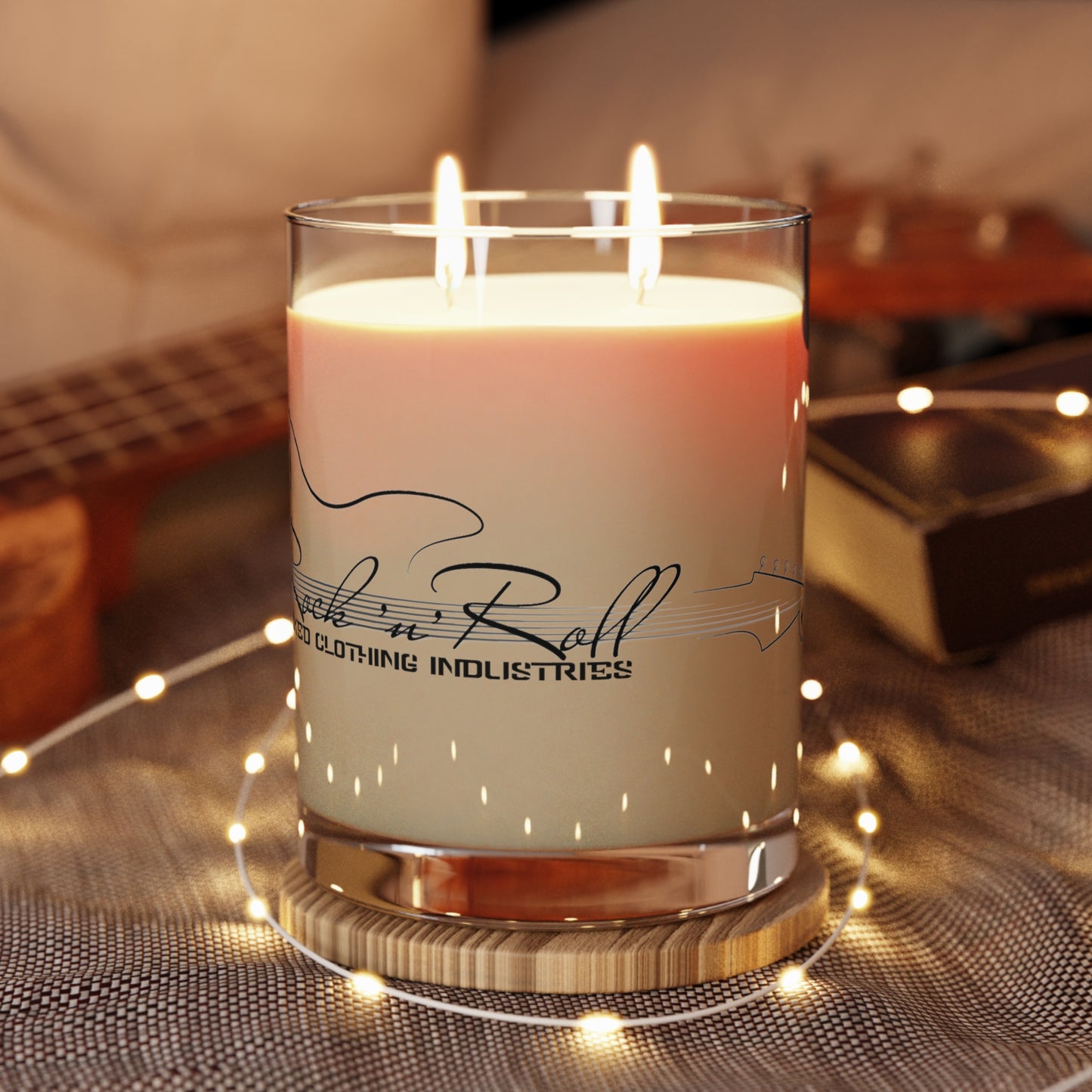 Rock N Roll on Glass /Scented Candle