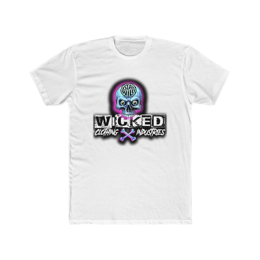 Stay Wild/ Black /Purple/Light Blue /Men's  Crew Tee