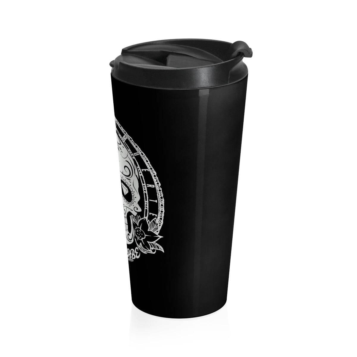 BOSS BABE/ White/Stainless Steel Travel Mug
