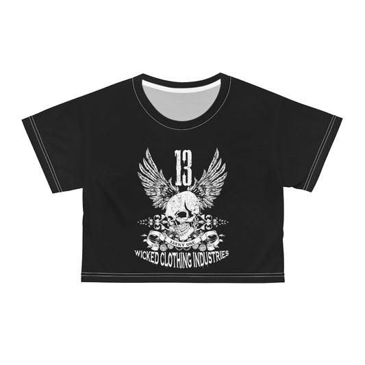 Lucky One Crop Top Tee Shirt