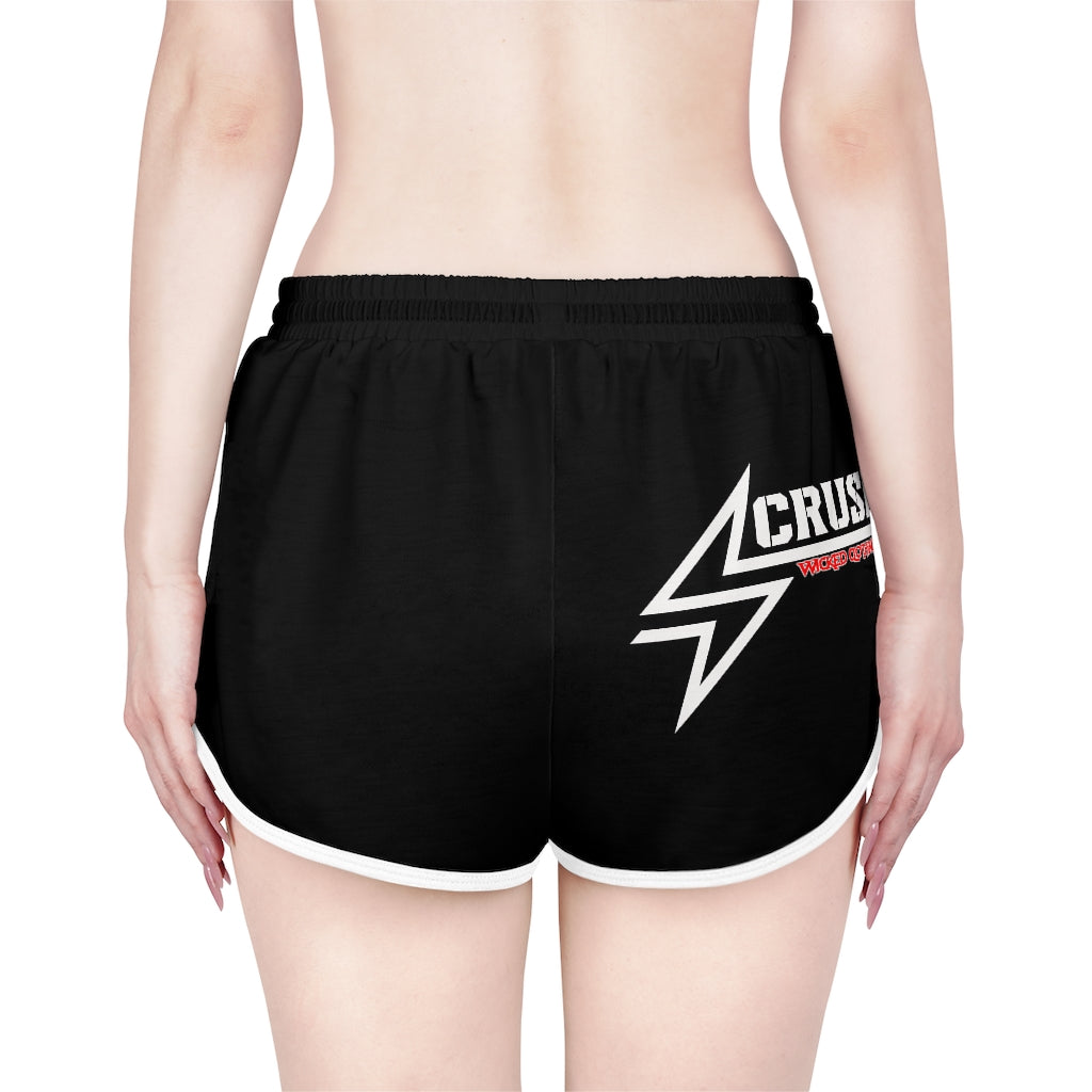 Crush It/ Relaxed fit Shorts/ Black/Backside