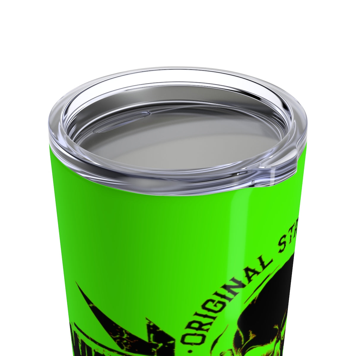 NEON GREEN WICKED MUSIC Tumbler 20oz