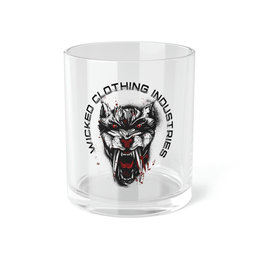 Blood Moon Rising Bar Glass