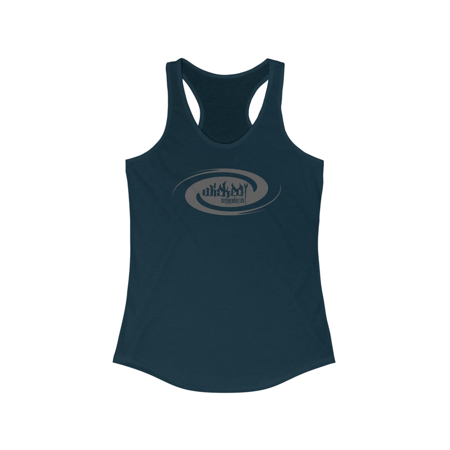 Wicked Storm Dark Gray/ Racerback Tank Top