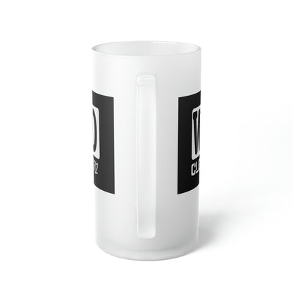 Wicked ELMV423702 Frosted Glass Beer Mug