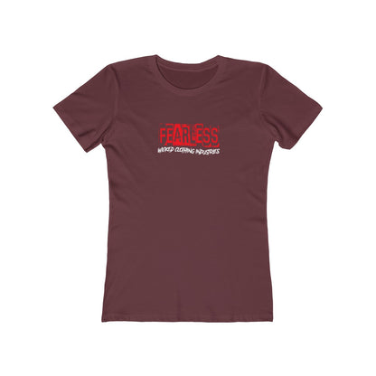Women's The Boyfriend Tee (FEARLESS RED)