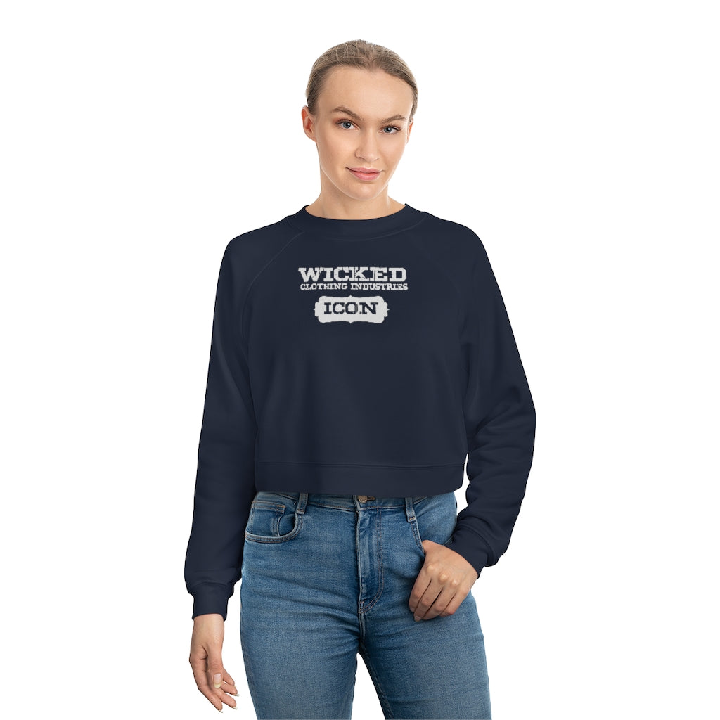 ICON / Women's Raglan Pullover Fleece Sweatshirt