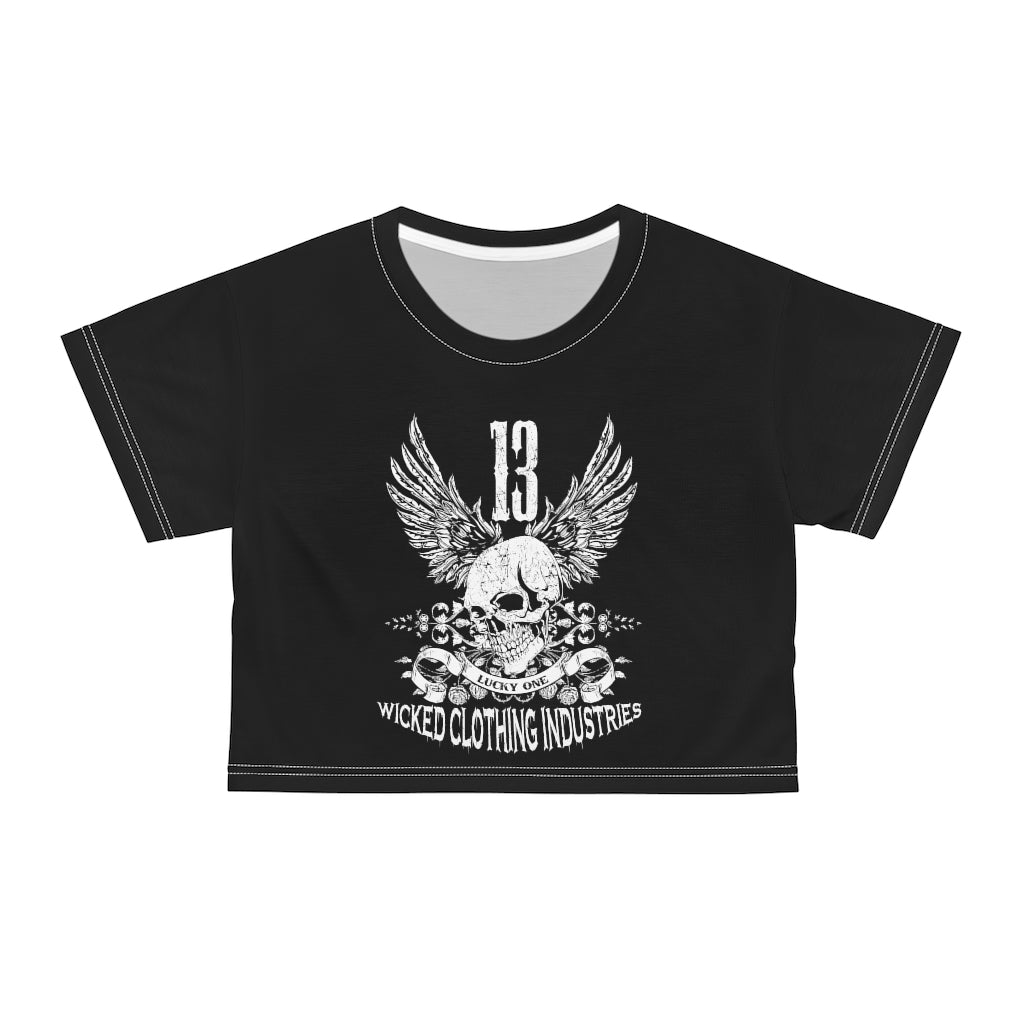 Lucky One Crop Top Tee Shirt