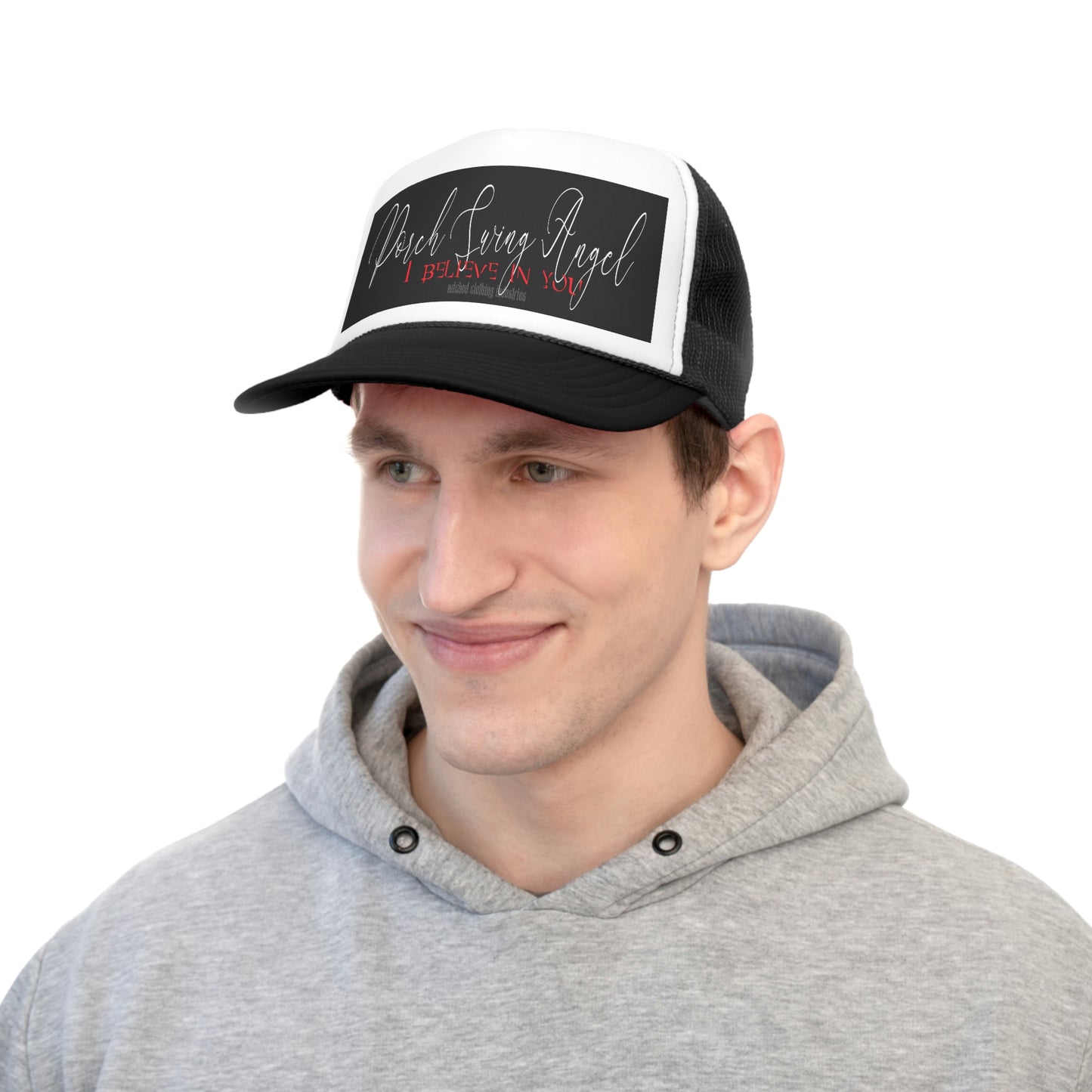 Porch Swing Angel E.L. Trucker Hat
