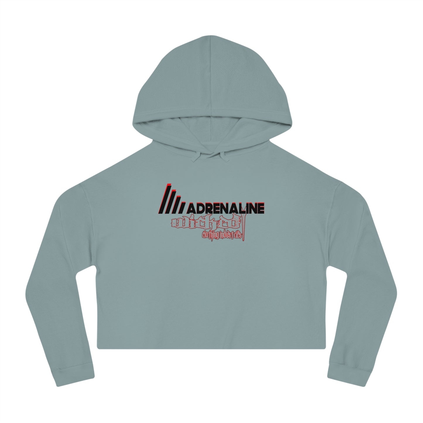 Adrenaline 2/ Cropped Hoodie