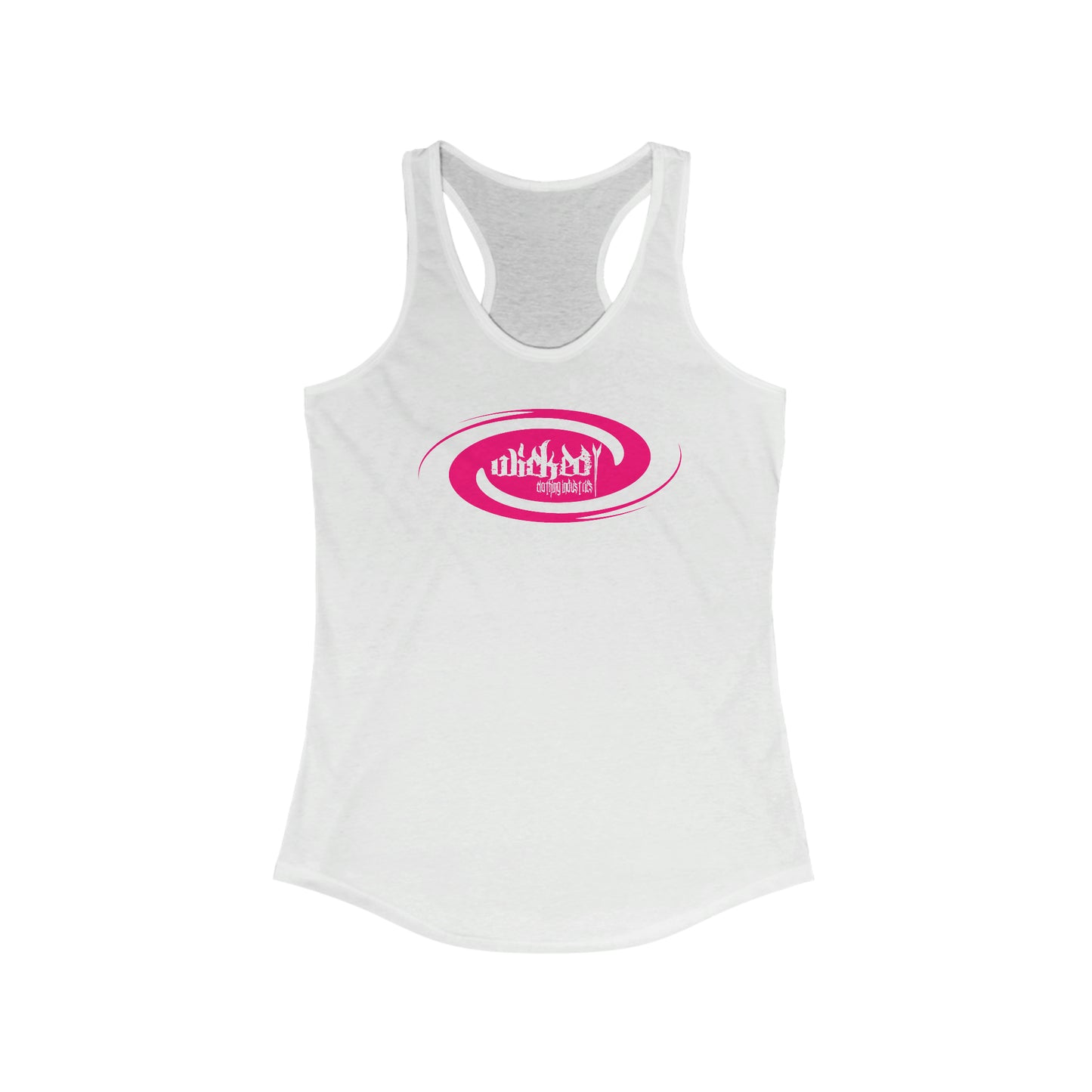 Wicked Storm/ Hot Pink/ Racerback Tank Top