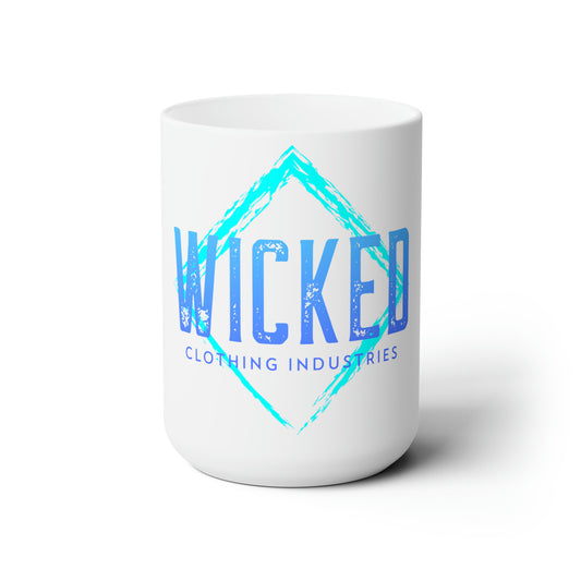 Faded Out Ocean Vintage Black WCI / White Mug