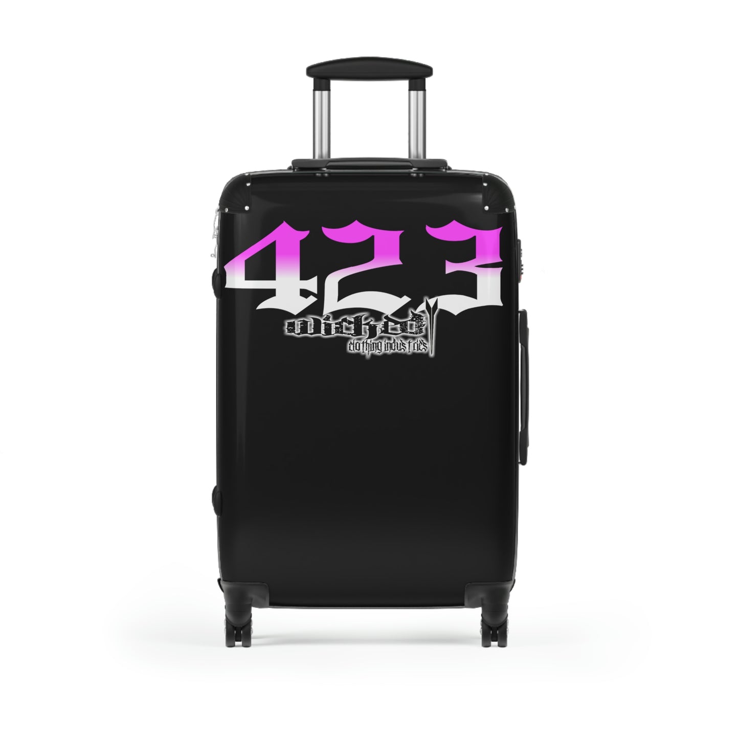 Wicked 423 Hot Pink /White Suitcases