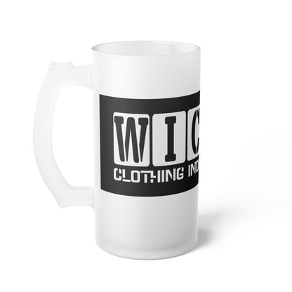 Wicked ELMV423702 Frosted Glass Beer Mug