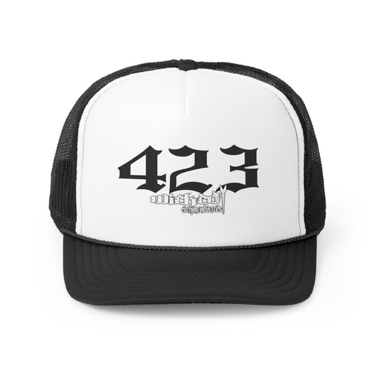 423 Black/ Trucker Caps