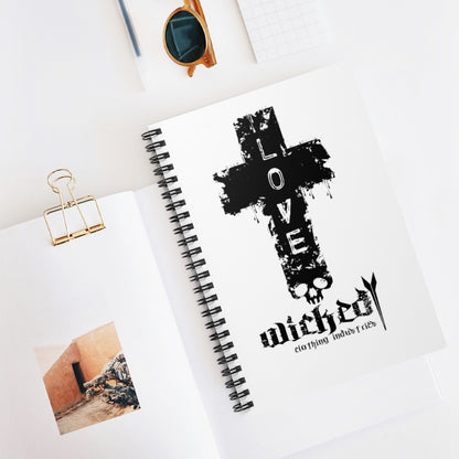 LOVE//Spiral Notebook - Ruled Line